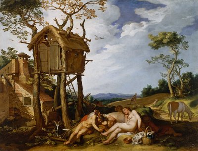 Példabeszéd a búzáról és a parlagfűről alkotó: Abraham Bloemaert
