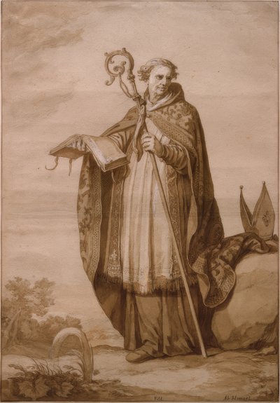 Szent Engelmundus alkotó: Abraham Bloemaert