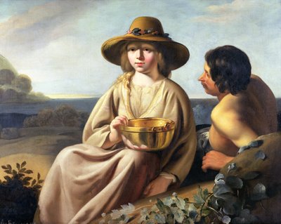 Pásztor és pásztorlány alkotó: Abraham Bloemaert