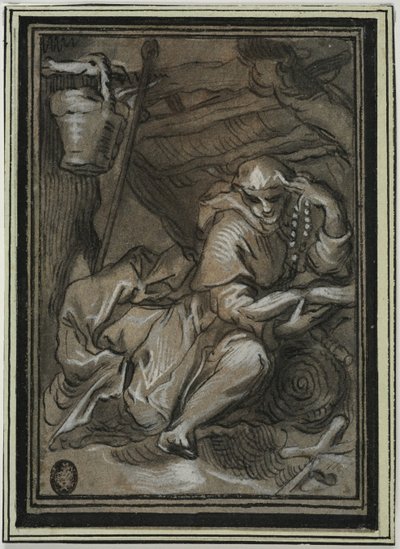 Szent Hilarion alkotó: Abraham Bloemaert