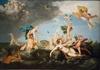 Svédül:  Neptunus triumftåg Triumph of Neptunus alkotó: Abraham Bloemaert