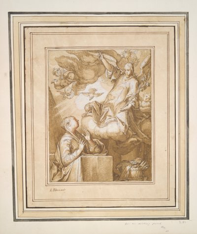 Az Angyali üdvözlet alkotó: Abraham Bloemaert