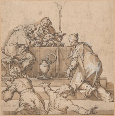 A körülmetélés alkotó: Abraham Bloemaert