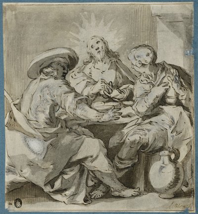 Vacsora Emmauszban alkotó: Abraham Bloemaert