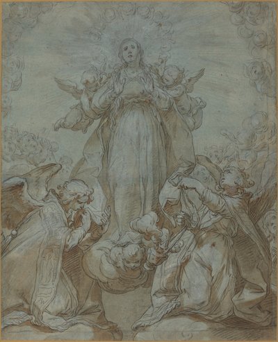 A Szűz a dicsőségben alkotó: Abraham Bloemaert
