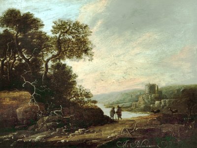 Táj a várromokkal alkotó: Abraham Blommaert