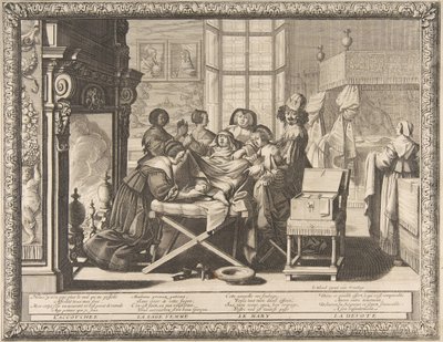 Születés, 1633. alkotó: Abraham Bosse