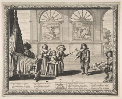 Gyermekkor, 1636. alkotó: Abraham Bosse