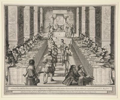 Ünnepi rendezés, tól alkotó: Abraham Bosse
