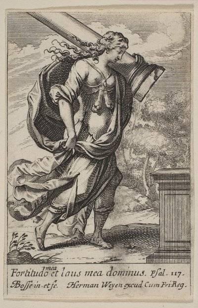 Fortitude, 1636. alkotó: Abraham Bosse