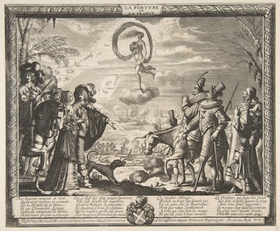 Fortune Favoring France The Fortune of France, kb. 1635-37. alkotó: Abraham Bosse