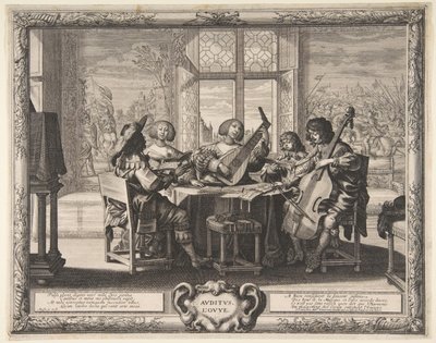 Hallás, kb. 1638. alkotó: Abraham Bosse