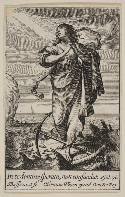 Remény, 1636. alkotó: Abraham Bosse