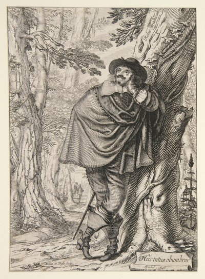 James Howell, a Dendrologie ou le Forest de Dordonne című művének előlapja alkotó: Abraham Bosse