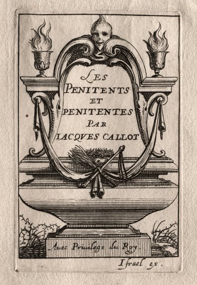 A bűnbánók: Frontispiece alkotó: Abraham Bosse