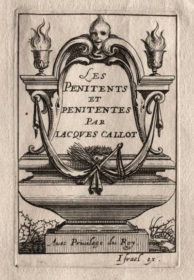 A bűnbánók: Frontispiece. alkotó: Abraham Bosse