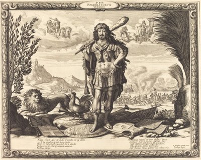 XIII. Lajos, mint Herkules alkotó: Abraham Bosse
