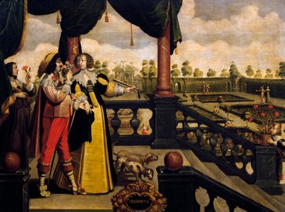 A szaglás, kb. 1635, Abraham Bosse (1604-1676), ismeretlen művész, Franciaország 5. sorozatának festménye után alkotó: Abraham Bosse