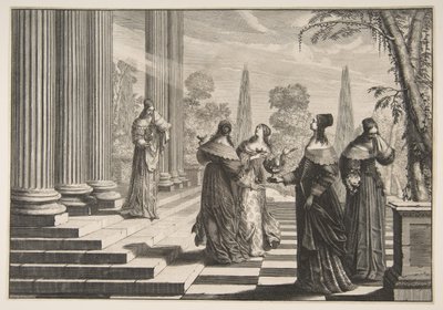 A Bolond Szűzek Elutasítva, kb. 1635. alkotó: Abraham Bosse