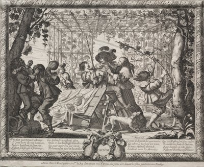 A négy évszak: 1635. ősz. alkotó: Abraham Bosse
