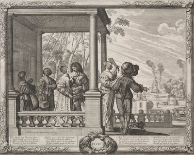 A négy évszak: 1635 nyár. alkotó: Abraham Bosse