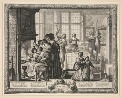 A négy évszak: tél alkotó: Abraham Bosse
