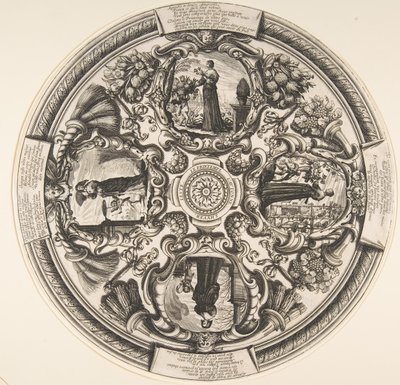 A négy évszak, a 17. század közepe-vége. alkotó: Abraham Bosse