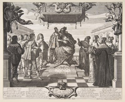 Franciaország öröme, 1638. alkotó: Abraham Bosse