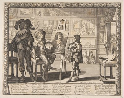 A festő, kb. 1642. alkotó: Abraham Bosse