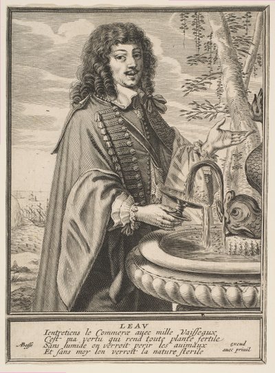 Víz, kb. 1630. alkotó: Abraham Bosse