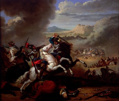 „Battle Piece”, c1807-c1868. alkotó: Abraham Cooper