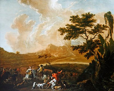 Vadászbuli (olaj, tábla) alkotó: Abraham Danielsz. Hondius