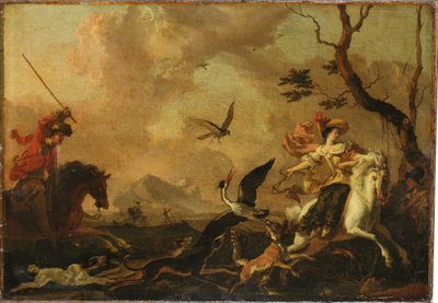 Sólyomvadászat alkotó: Abraham Danielsz. Hondius