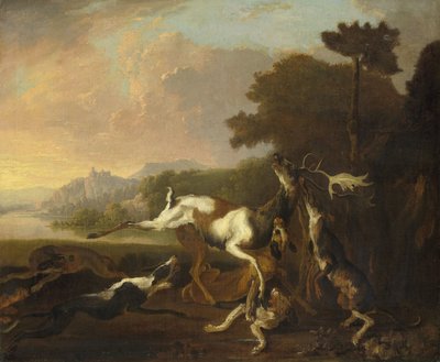 A Szarvasvadászat alkotó: Abraham Danielsz. Hondius
