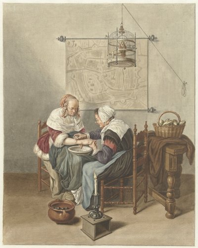 a vérontás alkotó: Abraham Delfos