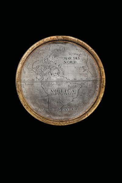 Két kivételes földi és égi földgömb, Hercules és Atlas támogatásával, Augsburg, 1697-99 alkotó: Abraham Drentwett