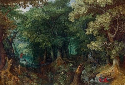 Waldlandschaft alkotó: Abraham Govaerts