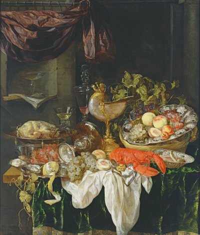 Csendélet gyümölccsel alkotó: Abraham Hendricksz van Beyeren