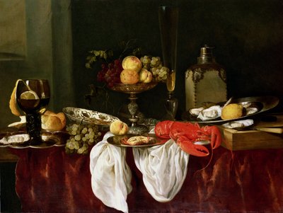 Csendélet homárral alkotó: Abraham Hendricksz van Beyeren