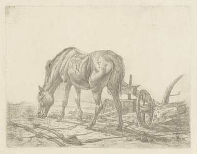 Képzetlen ló ekével alkotó: Abraham Hendrik Winter