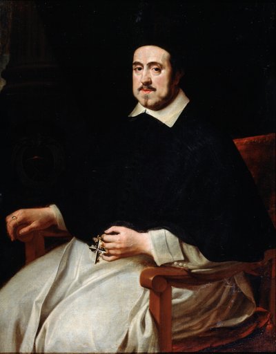 „Ambrosius Cappelus antwerpeni püspök portréja”, 17. század. alkotó: Abraham Jansz van Diepenbeeck