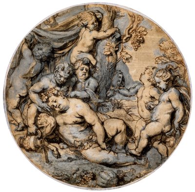 „Alvó Bacchus”, 17. század. alkotó: Abraham Jansz van Diepenbeeck