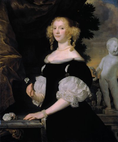Női portré, 1670. alkotó: Abraham Lambert Jacobsz Tempel van den