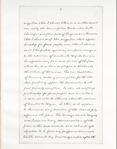 Lincoln utolsó elnöki beszédének autográf kézirata, amelyet Washintonban (D. C.) mondott el a Fehér Ház ablakából 1865. április 11-én este alkotó: Abraham Lincoln