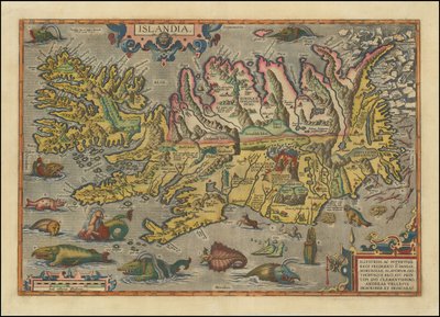 Abraham Ortelius 1591-es Izland térképe alkotó: Abraham Ortelius