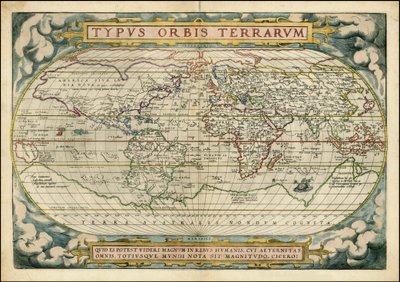 Abraham Ortelius Orbis Terrarum kiadványAntwerpen 1572 alkotó: Abraham Ortelius