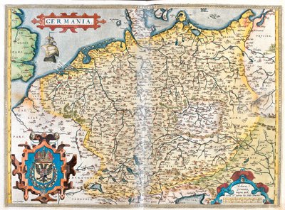 Franciaország (régió:  Pomerániai, Pomerániai, Lubusz, Gr. alkotó: Abraham Ortelius