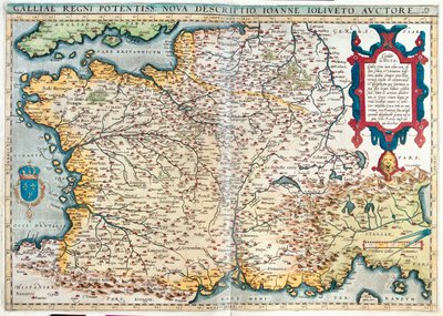 Franciaország alkotó: Abraham Ortelius