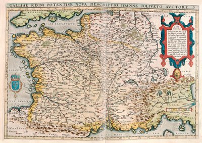 hatalmas gallia királyság. új leírás. Gallia (Franciaország) területének földrajzi térképe Abraham Ortelius (Oertel, Ortell vagy Ortel) "Theatrum Orbis Terrarum"-ból alkotó: Abraham Ortelius