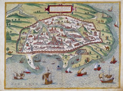 Alexandria térképe – Abraham Ortelius, Antwerpen alkotó: Abraham Ortelius